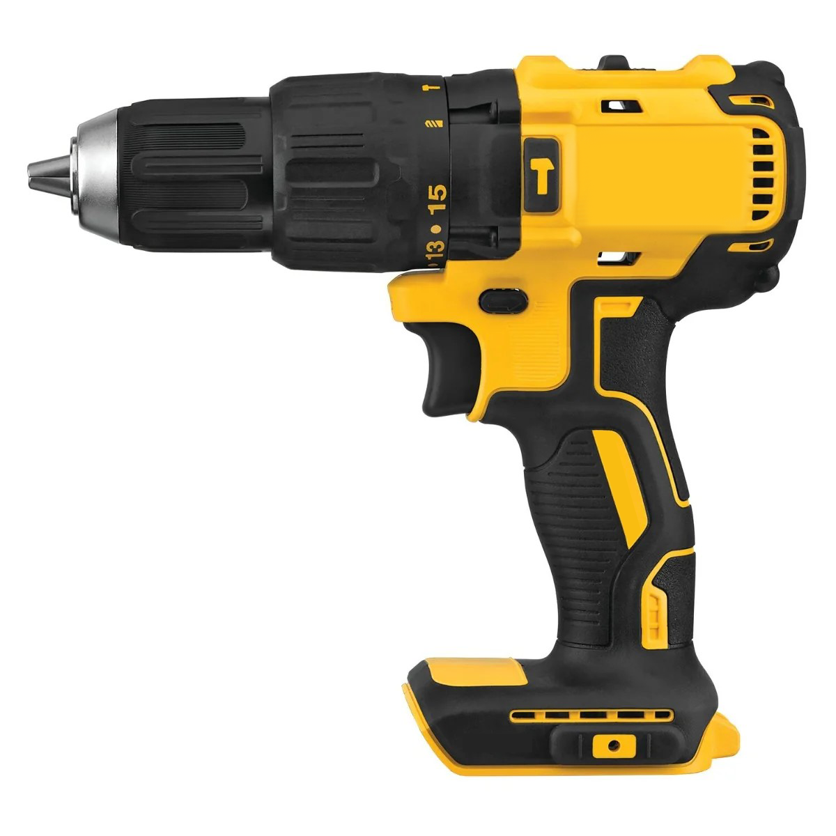 12V MAX Li-Ion 3/8" (10 mm) Cordless Drill/Driver with Impact Function, Charger (Dual Voltage), and Two 1.3Ah Batteries