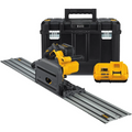 60V Max 6-12-Inch Cordless FlexVolt Track Saw 6.0Ah Kit w 59-Inch Rail
